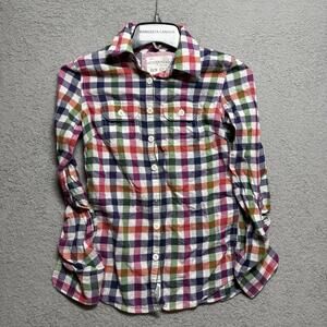Aeropostale Plaid Button-Up Shirt XS Women’s